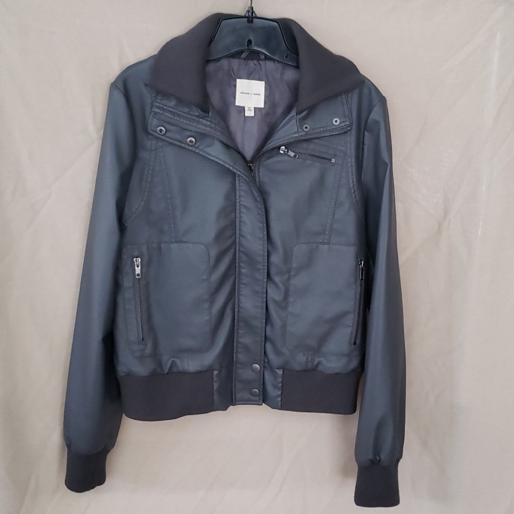 Silence + Noise faux leather jacket.